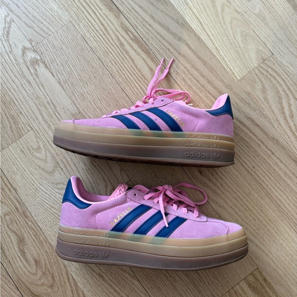 adidas Shoes - Adidas Gazelle Platform Bold Pink Glow Gum